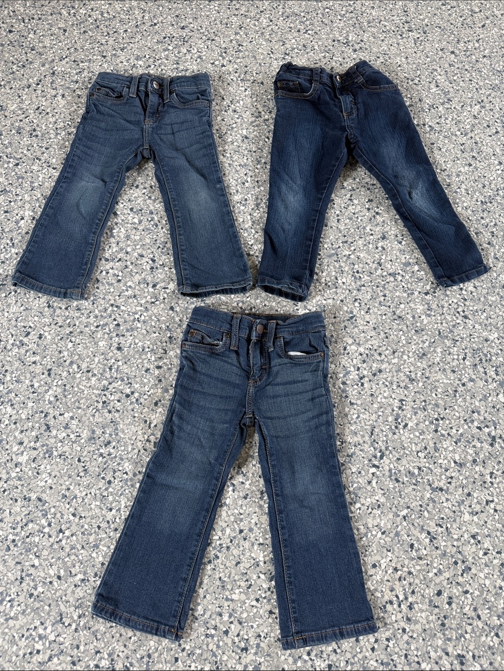 3T Girls Wrangler Dark Blue Denim Jeans